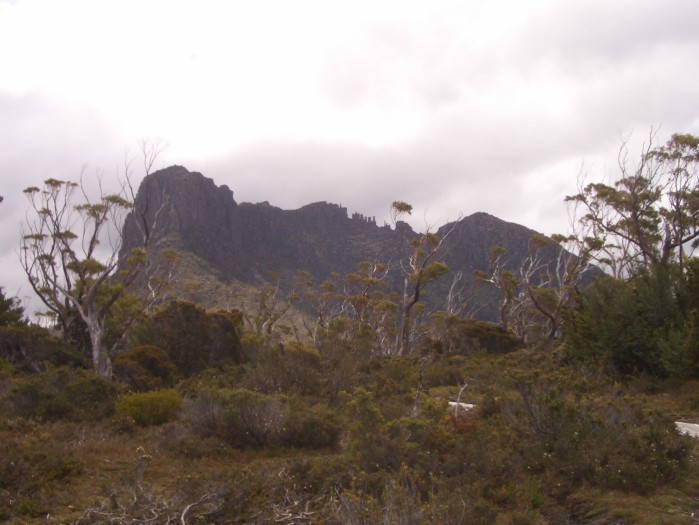 The Acropolis, one of many fantastic dolerite peaks in central Tasmania.