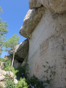 The "Rode Hard Wall" at Wild Iris - perfect Dolomite limestone.
